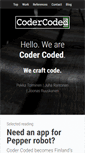 Mobile Screenshot of codercoded.com